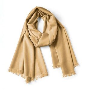 New - Venetian Gold - Merino Wool - Pashmina Scarf